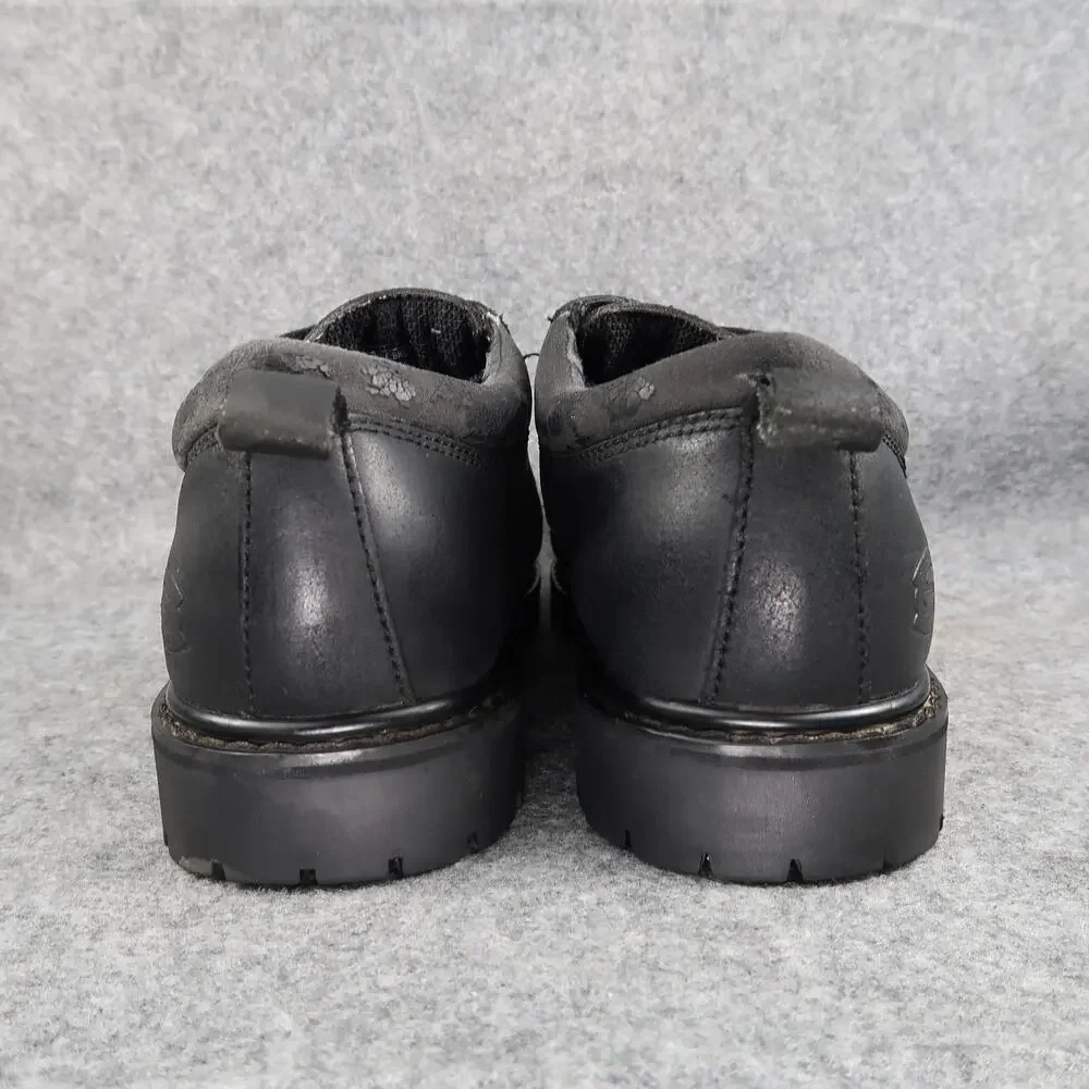 Skechers Shoes Mens 10 Tom Cat Derby Oxfords Chunky Lug Sole Work Leather Black